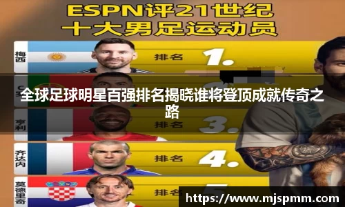 全球足球明星百强排名揭晓谁将登顶成就传奇之路